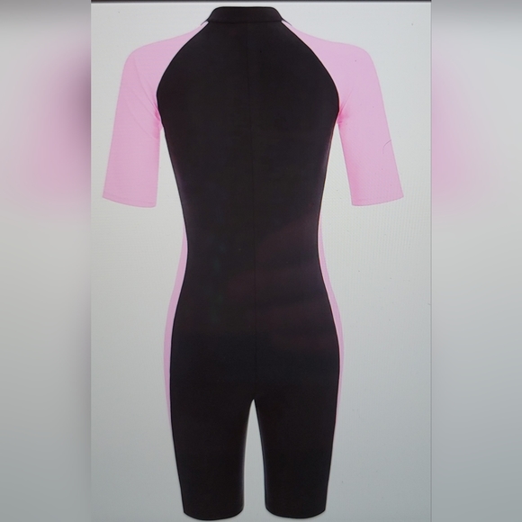 NWT Rashguard One Piece Short Sleeve Zip Up Size XL - Picture 5 of 11